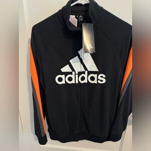 NWT Adidas zipped sweatshirt! Youth age 13-14 years!